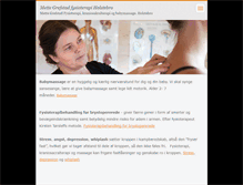 Tablet Screenshot of mette-grefstad.dk